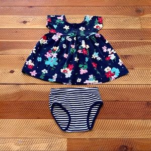 Hanna Andersson Size 80 Dress/Tunic & Bloomers